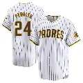 Youth No.24 David Peralta San Diego Padres White Limited Home Jersey