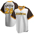 Youth No.26 Dave Kingman San Diego Padres White Replica Home Cooperstown Collection Jersey