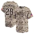 Youth No.28 Brandon Lockridge San Diego Padres Camo Limited 2nd Alternate Jersey