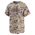 Youth No.28 Brandon Lockridge San Diego Padres Camo Limited 2nd Alternate Jersey