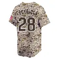 Youth No.28 Brandon Lockridge San Diego Padres Camo Limited 2nd Alternate Jersey