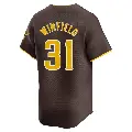 Youth No.31 Dave Winfield San Diego Padres Brown Limited Away Jersey