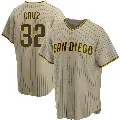 Youth No.32 Nelson Cruz San Diego Padres Sand/Brown Replica Alternate Jersey