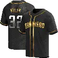 Youth No.32 Stephen Kolek San Diego Padres Gold Replica Black en Alternate Jersey