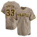 Youth No.33 Mike Piazza San Diego Padres Limited Tan Alternate Jersey