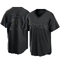 Youth No.35 Randy Jones San Diego Padres Black Replica Pitch Fashion Jersey