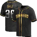 Youth No.36 Henry Baez San Diego Padres Gold Replica Black en Alternate Jersey