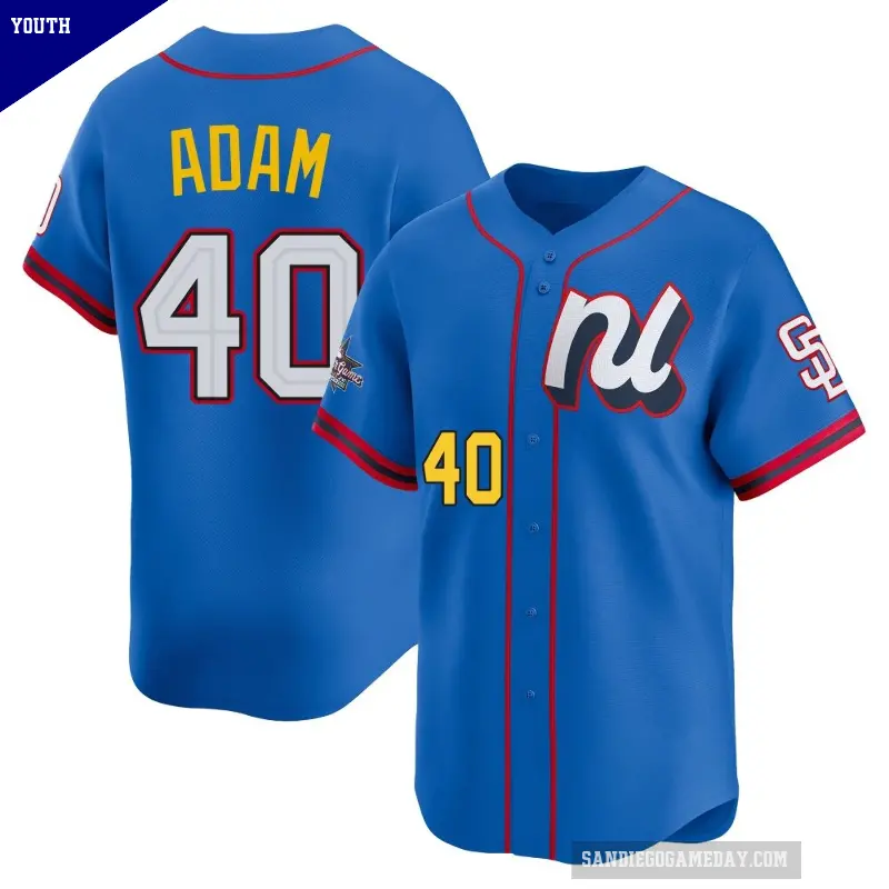 Youth No.40 Jason Adam San Diego Padres Blue Limited National League 2025 All-Star Edition Jersey