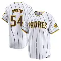 Youth No.54 Harry Gustin San Diego Padres White Limited Home Jersey