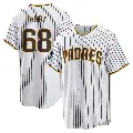 Youth No.68 Kyle Hart San Diego Padres White Replica 2024 World Tour Seoul Series Home Jersey