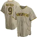 Youth No.9 Graig Nettles San Diego Padres Sand/Brown Replica Alternate Jersey