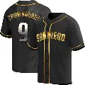 Youth No.9 Jake Cronenworth San Diego Padres Gold Replica Black en Alternate Jersey