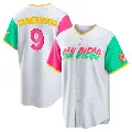 Youth No.9 Jake Cronenworth San Diego Padres White Replica 2022 City Connect Jersey